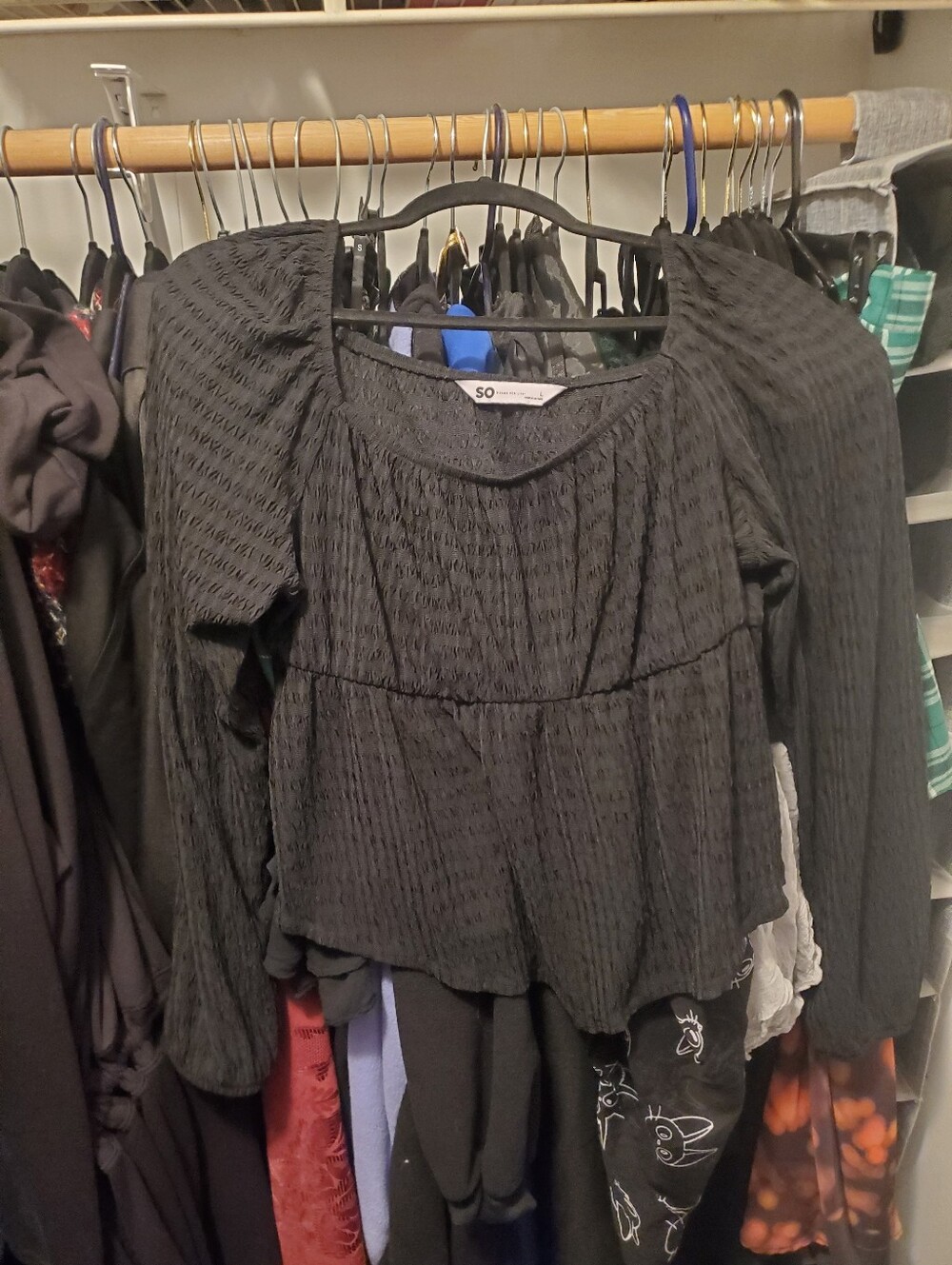 SO Black Blouse